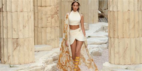 chanel brings ancient greece to paris|Chanel greek goddess collection.